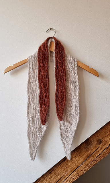 Soft Cable Scarf Knitting Pattern