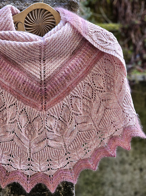 Soft Bloom Shawl Knitting Pattern