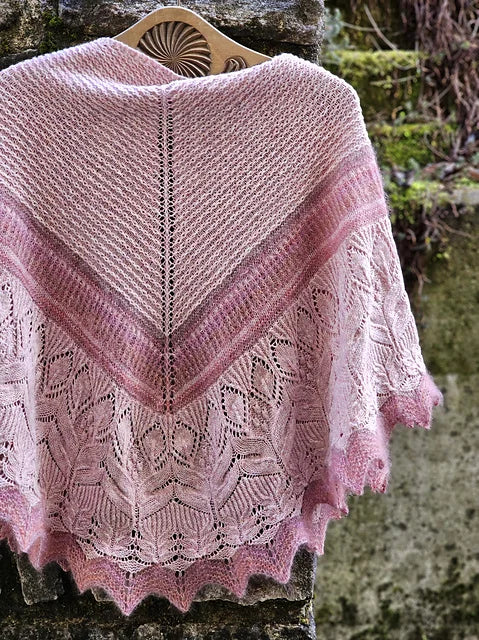 Soft Bloom Shawl Knitting Pattern