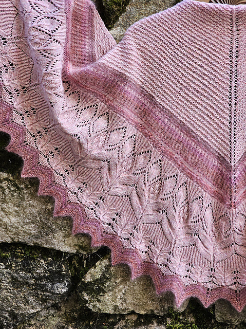 Soft Bloom Shawl Knitting Pattern