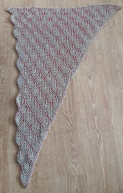 Brioche Shawl Knitting Pattern