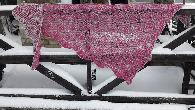 Brioche Shawl Knitting Pattern