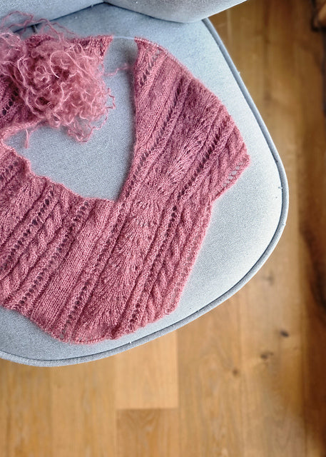 Wrap Blouse Knitting Pattern