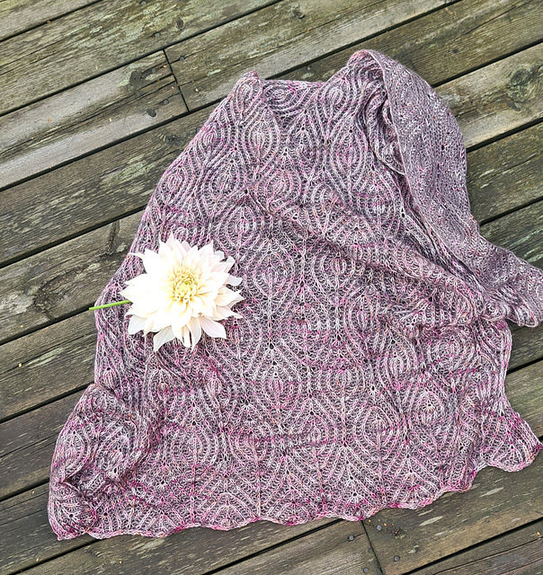 Brioche Shawl Knitting Pattern