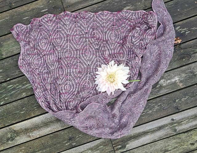 Brioche Shawl Knitting Pattern