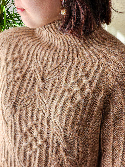 Cozy Turtleneck Sweater Knitting Pattern