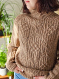 Cozy Turtleneck Sweater Knitting Pattern