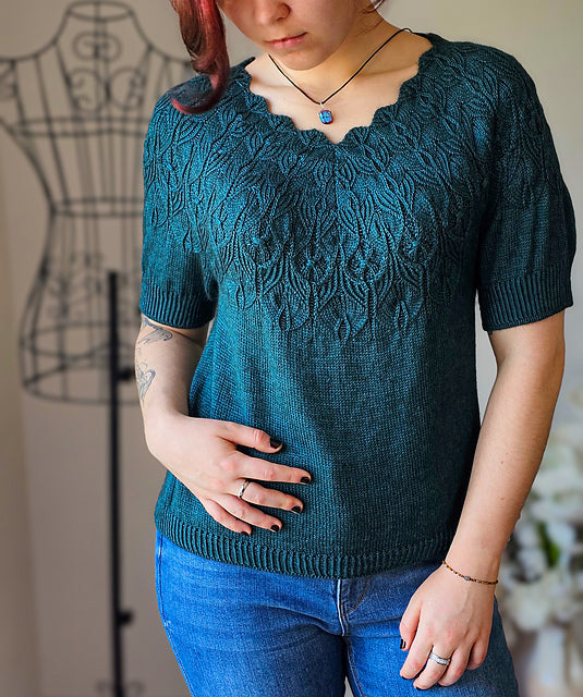 Soft Lace Top Knitting Pattern