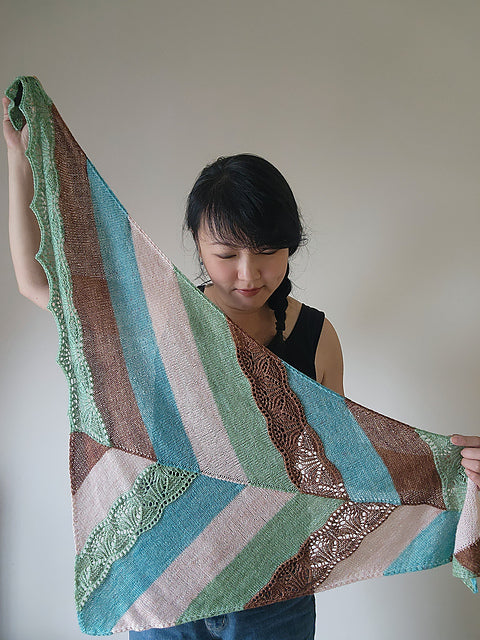 Neck Shawl Knitting Pattern