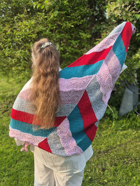 Neck Shawl Knitting Pattern