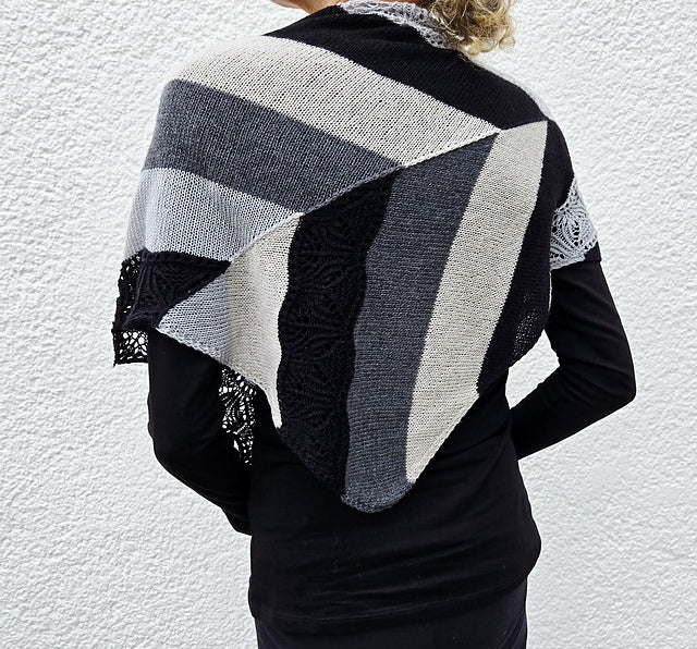 Neck Shawl Knitting Pattern