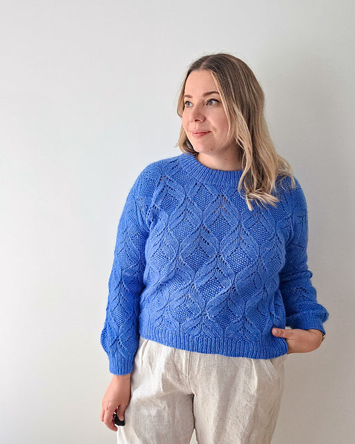 Leafy Pullover Knitting Pattern