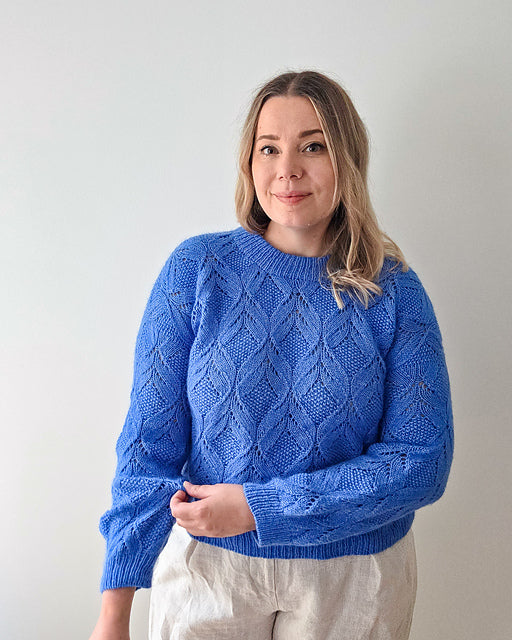 Leafy Pullover Knitting Pattern