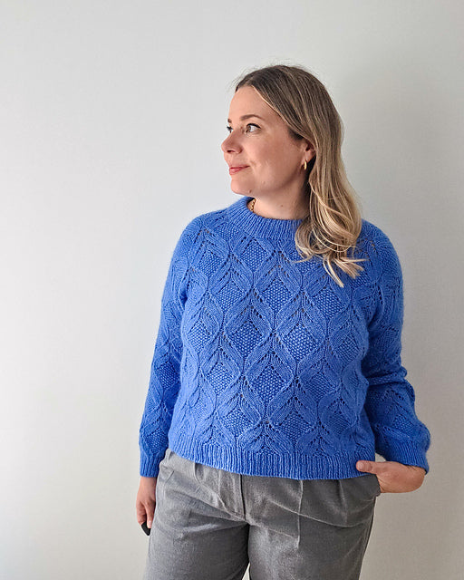 Leafy Pullover Knitting Pattern