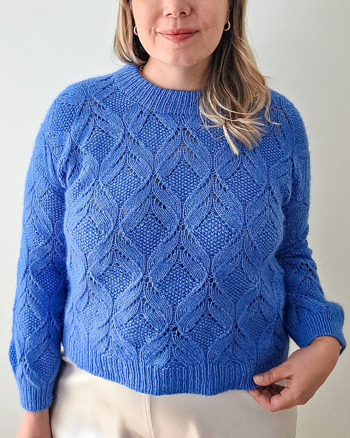 Leafy Pullover Knitting Pattern