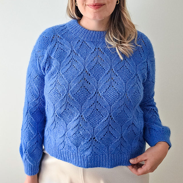 Leafy Pullover Knitting Pattern