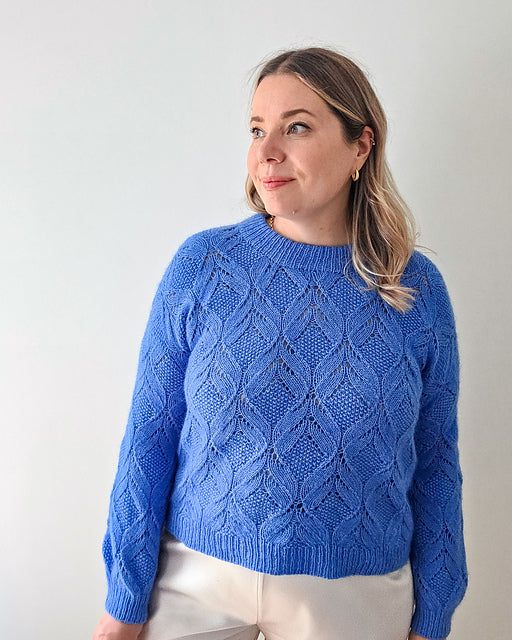 Leafy Pullover Knitting Pattern