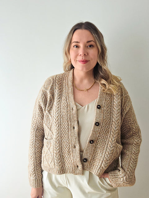 Cable Cardigan Knitting Pattern