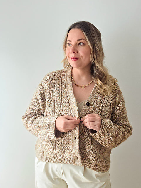 Cable Cardigan Knitting Pattern