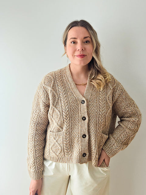 Cable Cardigan Knitting Pattern