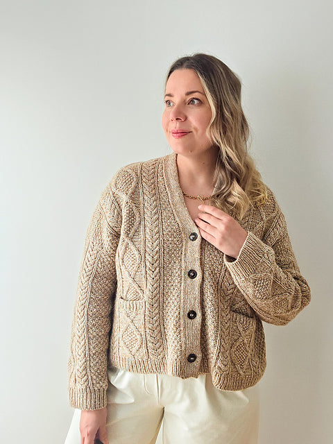 Cable Cardigan Knitting Pattern