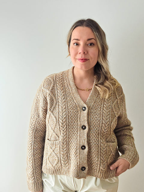 Cable Cardigan Knitting Pattern