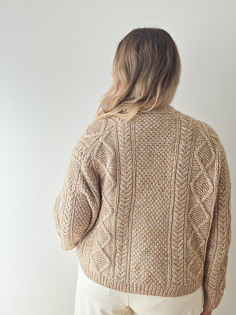 Cable Cardigan Knitting Pattern