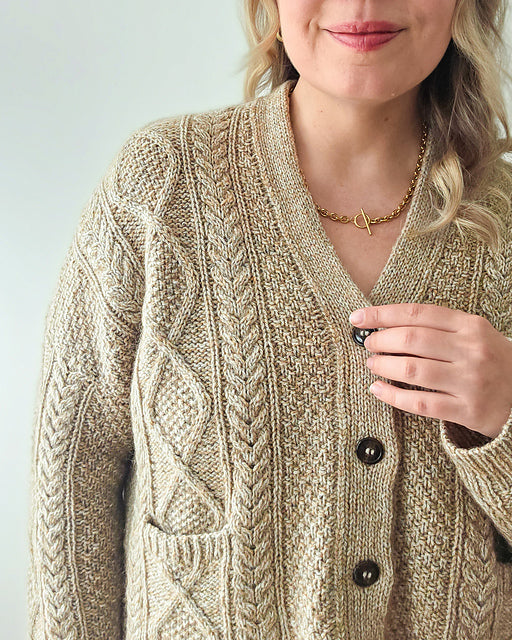 Cable Cardigan Knitting Pattern