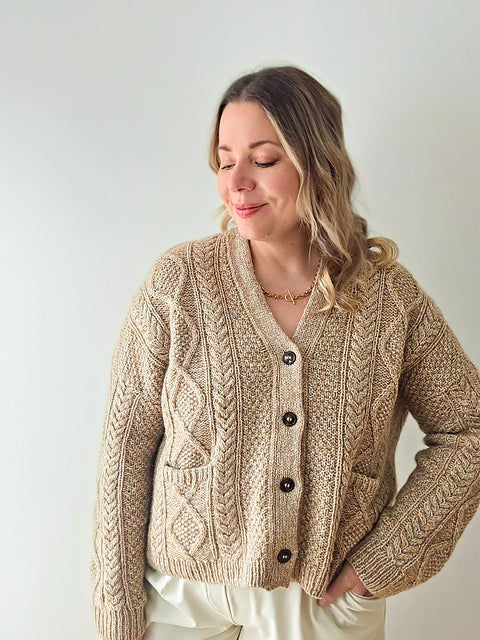 Cable Cardigan Knitting Pattern