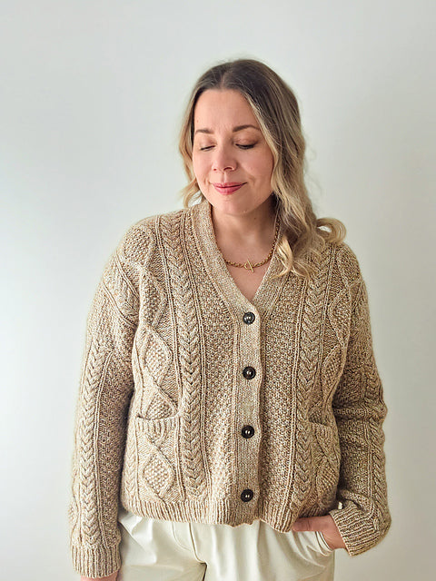 Cable Cardigan Knitting Pattern