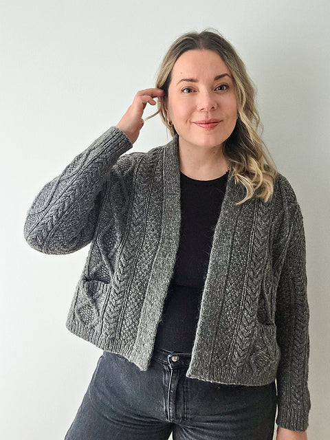 Cable Cardigan Knitting Pattern