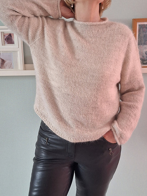 Simple Raglan Sweater Knitting Pattern