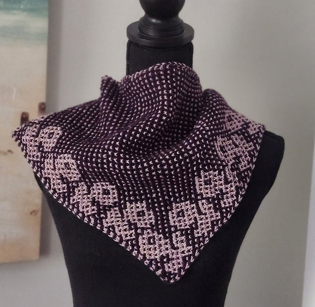 Geometric Scarf Knitting Pattern