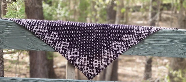 Geometric Scarf Knitting Pattern