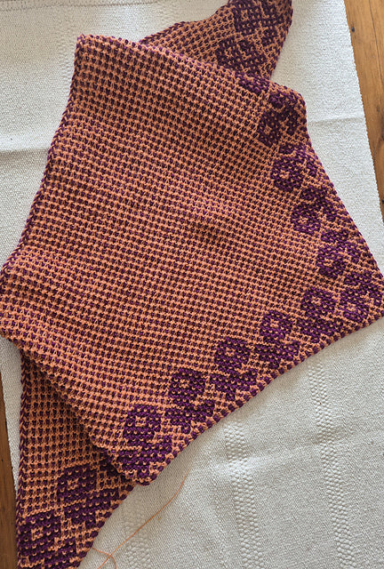 Geometric Scarf Knitting Pattern