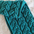 Easy Braided Scarf Knitting Pattern