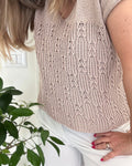 Textured Summer Tee Knitting Pattern