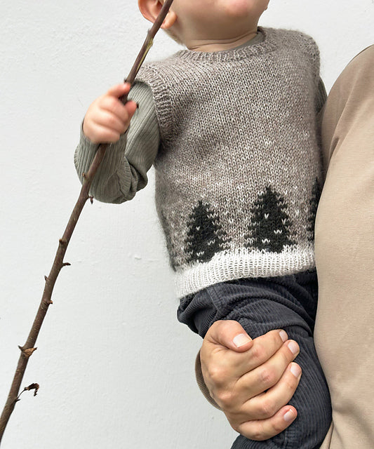 Kids Snow Vest Knitting Pattern