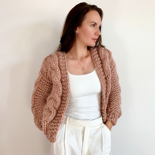 Chunky Cardigan Knitting Pattern