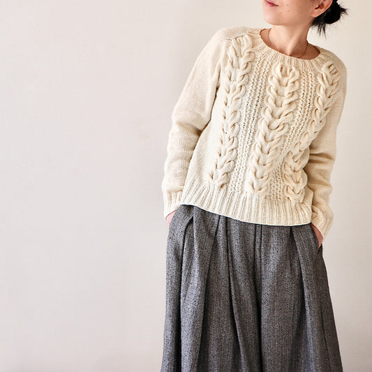 Chunky Cable Pullover Knitting Pattern
