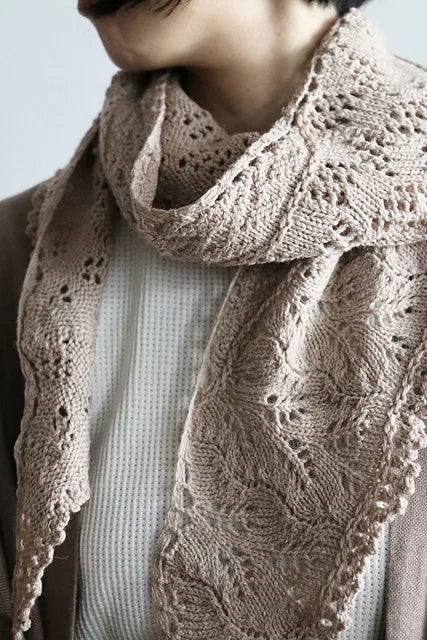 Lace Crescent Shawl Knitting Pattern