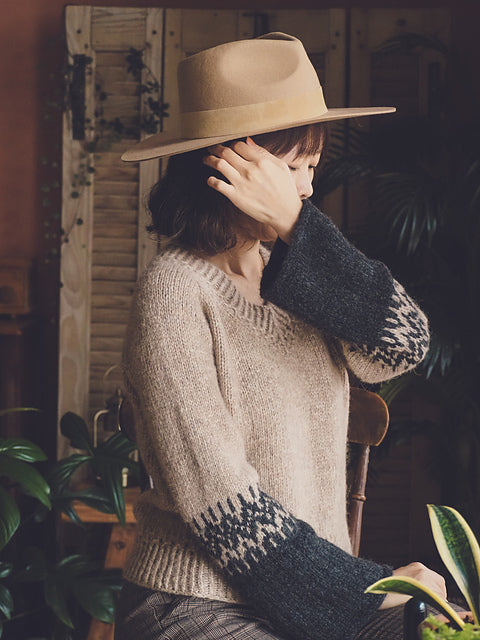 Nordic Jumper Knitting Pattern