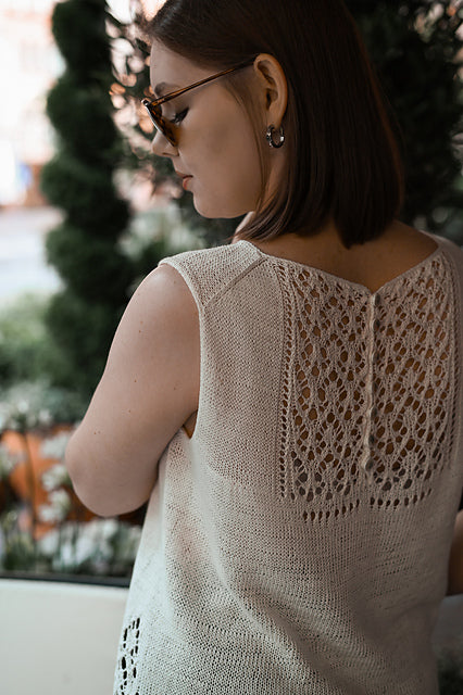 Sleeveless Summer Top Knitting Pattern