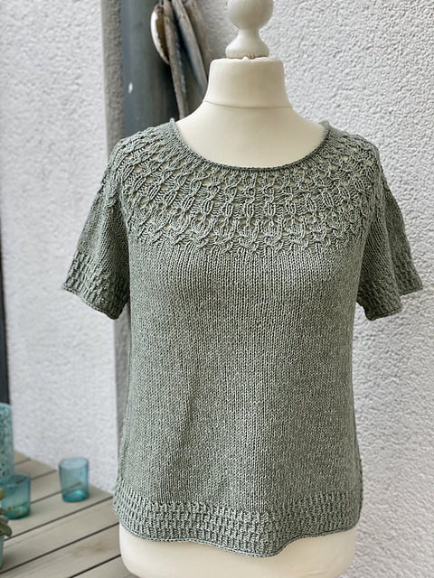 Lightweight Summer Tee Knitting Pattern