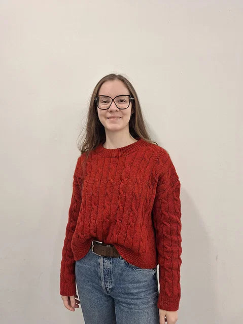 Unisex Cable Sweater Knitting Pattern