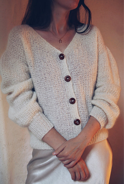 Top Down Cardigan Knitting Pattern