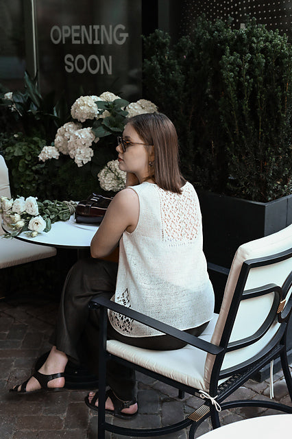 Sleeveless Summer Top Knitting Pattern