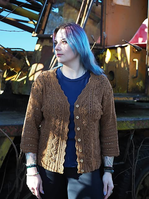 Wrap Cardigan Knitting Pattern