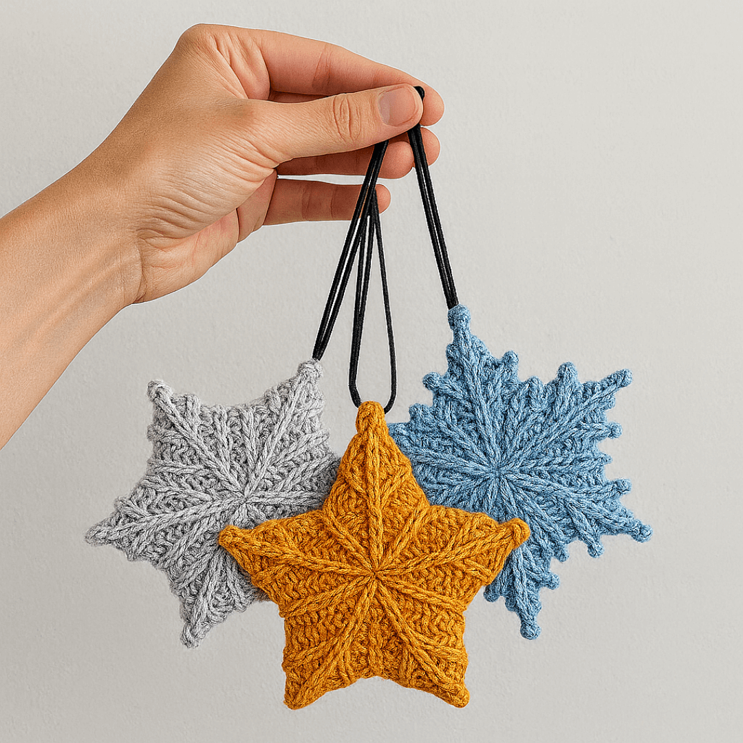 Snowflakes Bundle Knitting Pattern