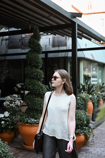 Sleeveless Summer Top Knitting Pattern